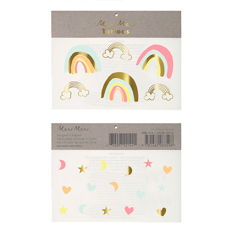 Tattoos Regenbogen / Herzen