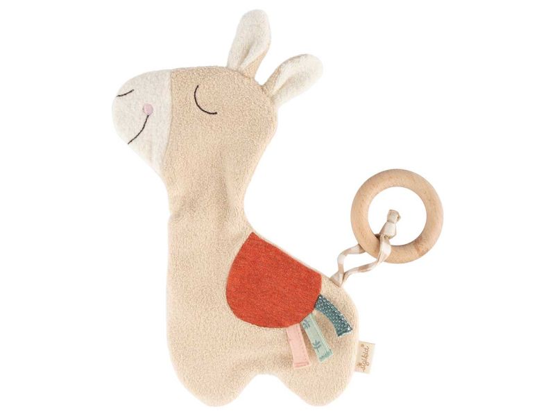 sigikid Schnuffeltuch Lama Vanilla, rot