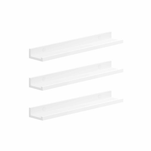 3er Set Wandregal 60 cm breit weiß