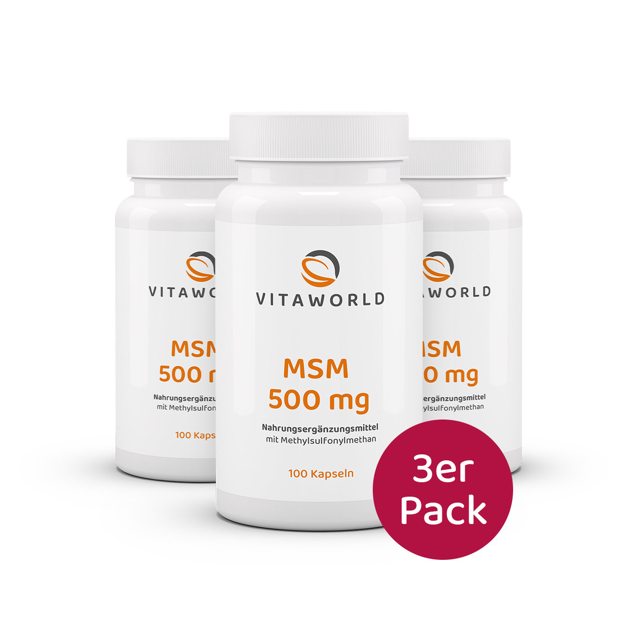 MSM 500 mg 3er Pack (300 Kps)