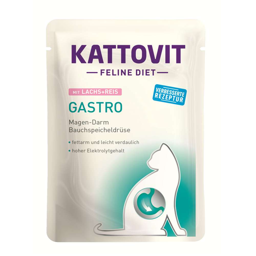 Kattovit - Feline Diet Pouchbeutel Gastro 24x85g