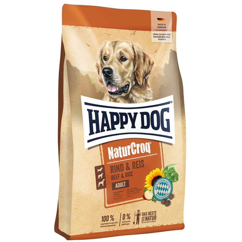 Happy Dog - NaturCroq Rind Reis