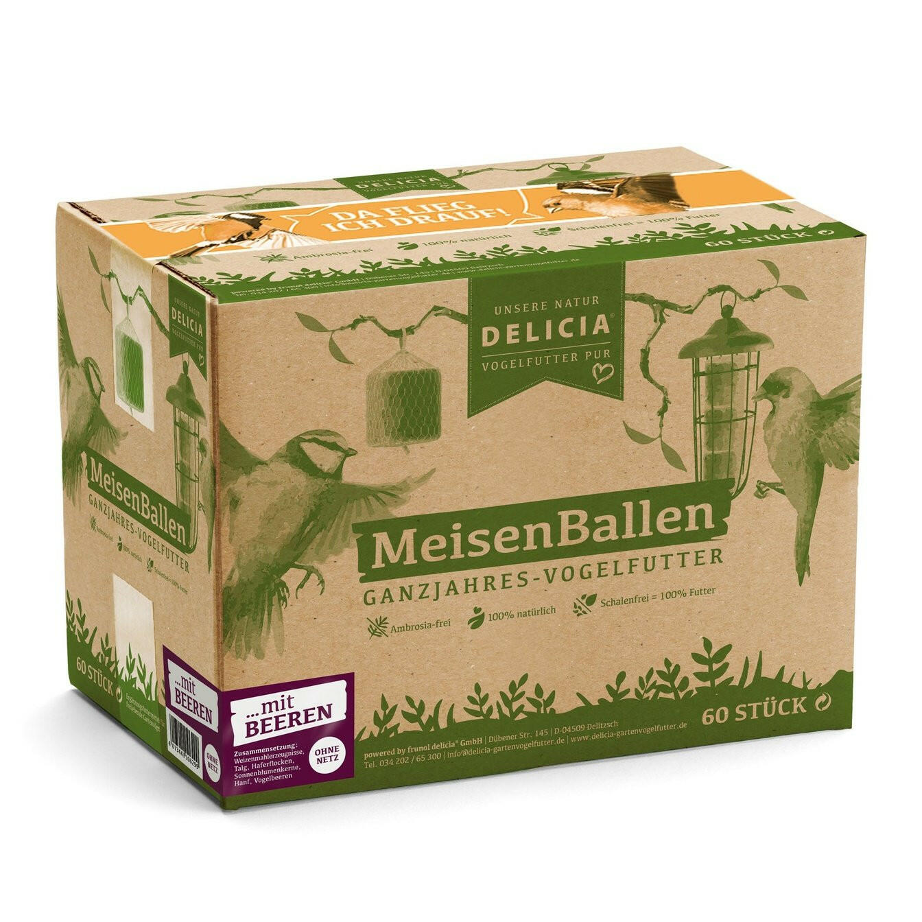 DELICIA MeisenBallen ÖkoPack Beeren & ohne Netz