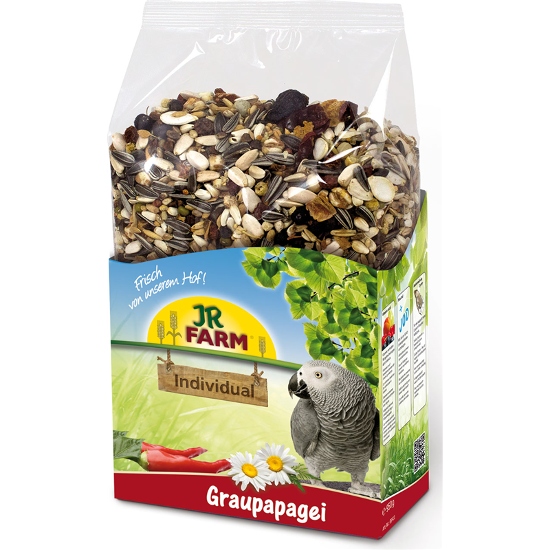 JR Birds Individual Graupapagei 950g