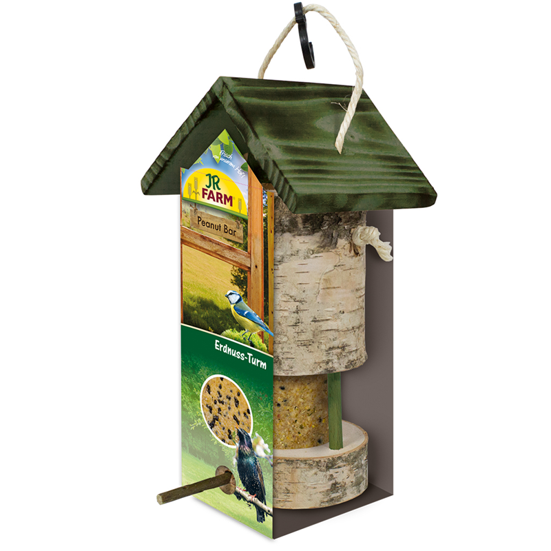 JR Garden Erdnuss-Turm + Nachfüll.