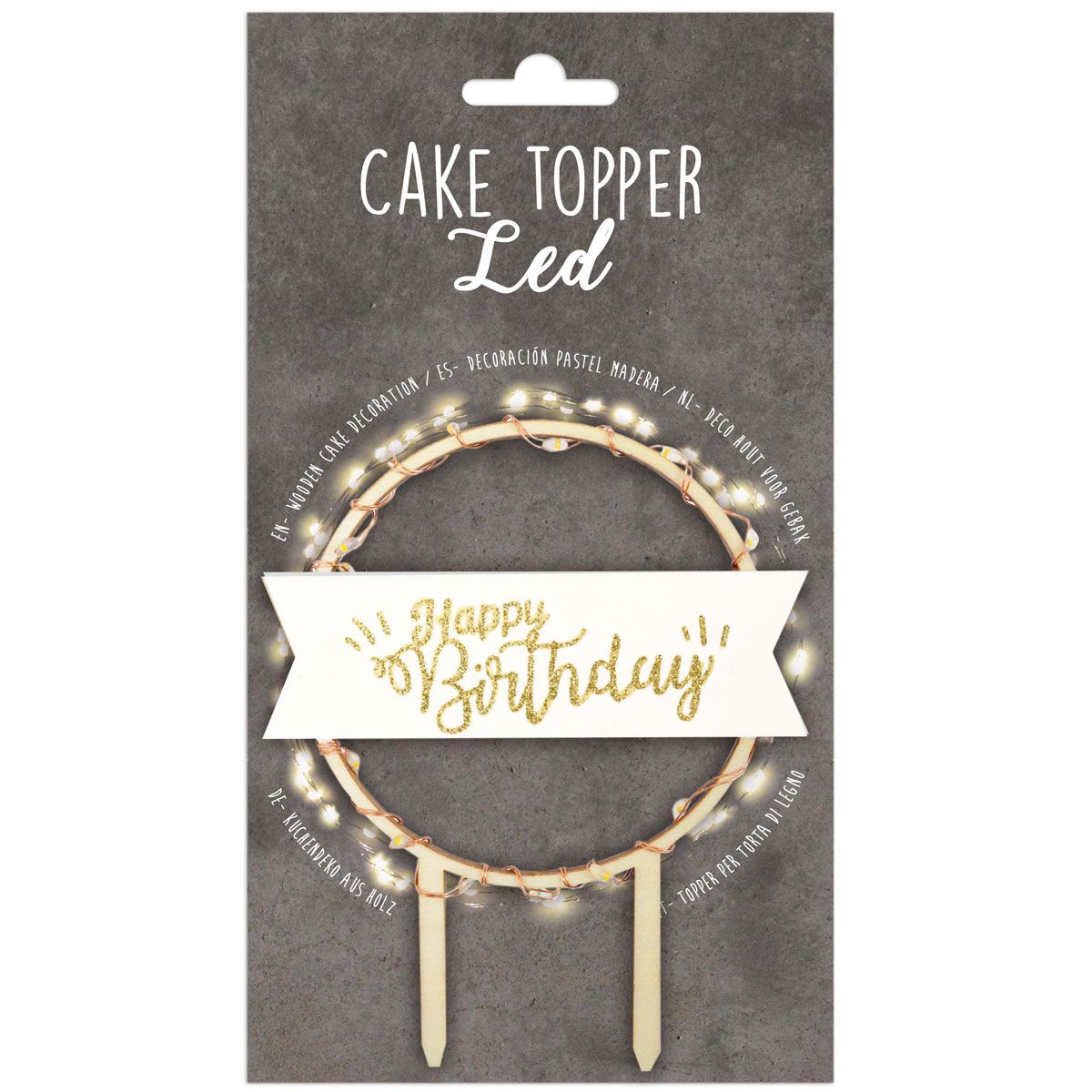 LED Topper Happy Birthday