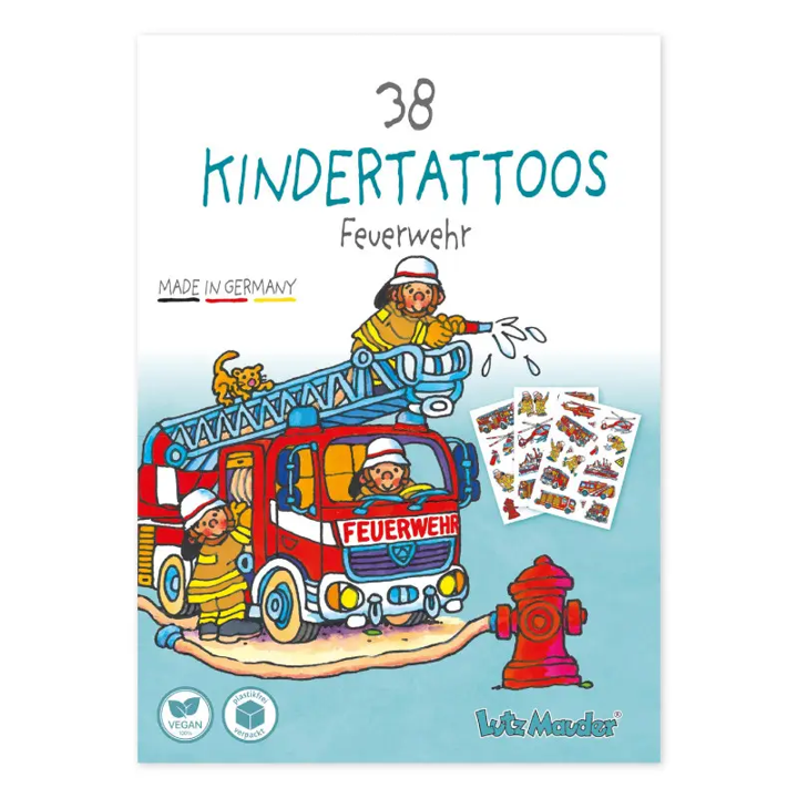 Feuerwehr Tattoo Set