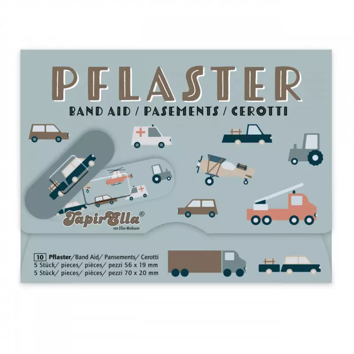 Pflasterbriefchen Fahrzeuge