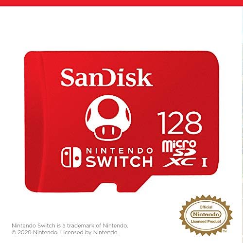 SanDisk microSDXC UHS-I Speicherkarte für Nintendo Switch - (U3, Class 10, 100 MB/s Übertragung, mehr Platz für Spiele)