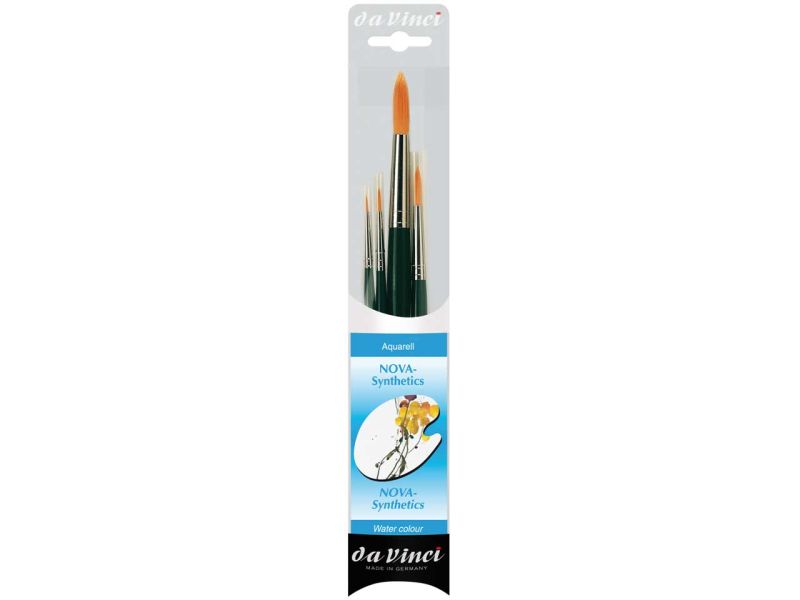 da Vinci Aquarellpinsel-Set, Nova Synthetics »Serie 4219«, 4-tlg.