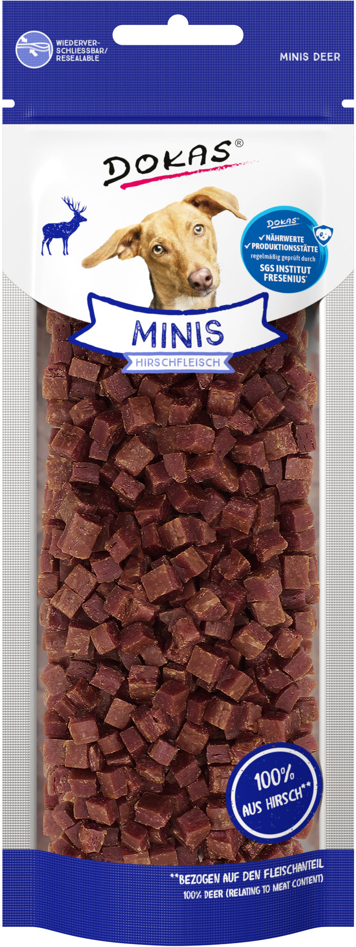 Dokas Dog Minis Hirschfleisch
