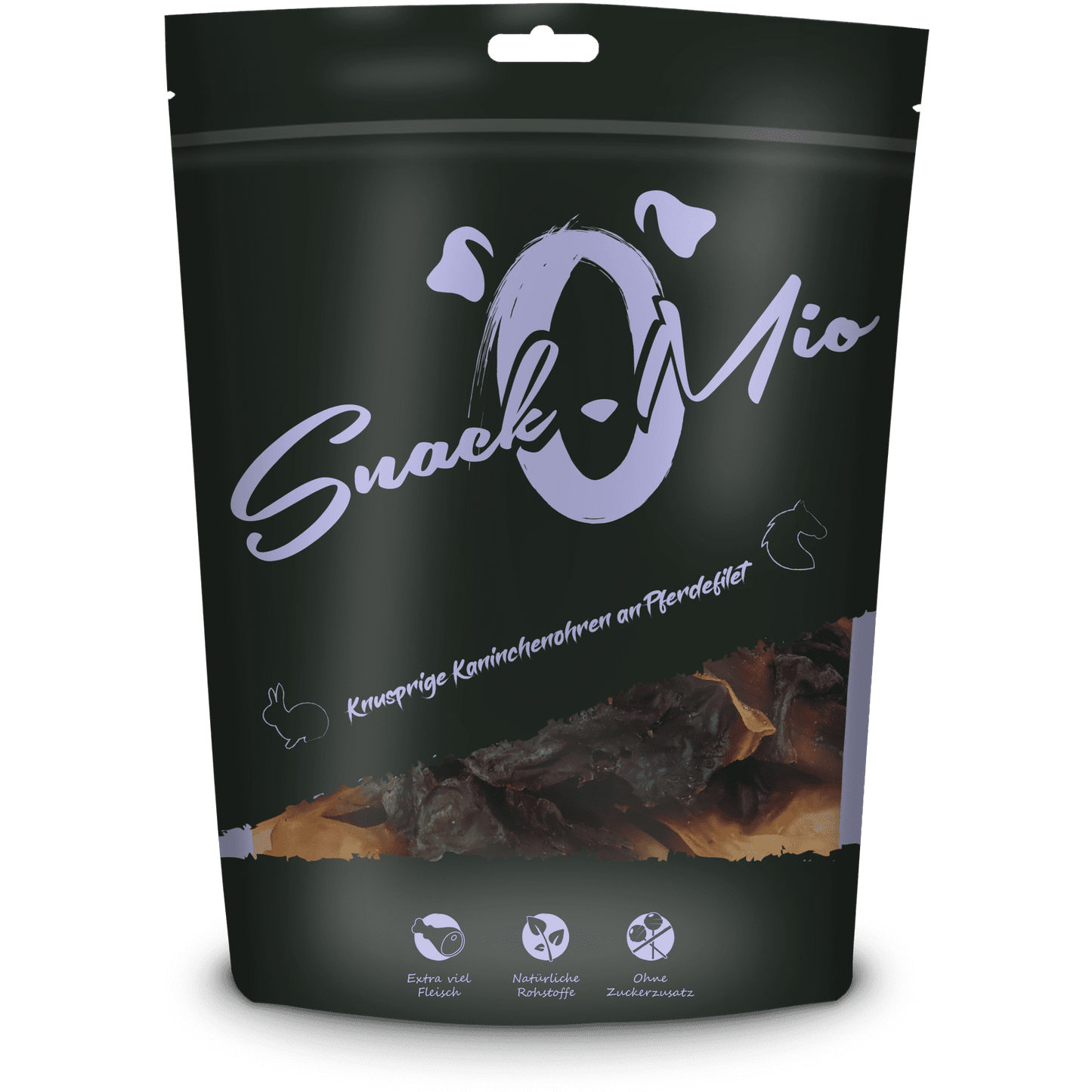 SnackOMio Kaninchenohren+Pferd