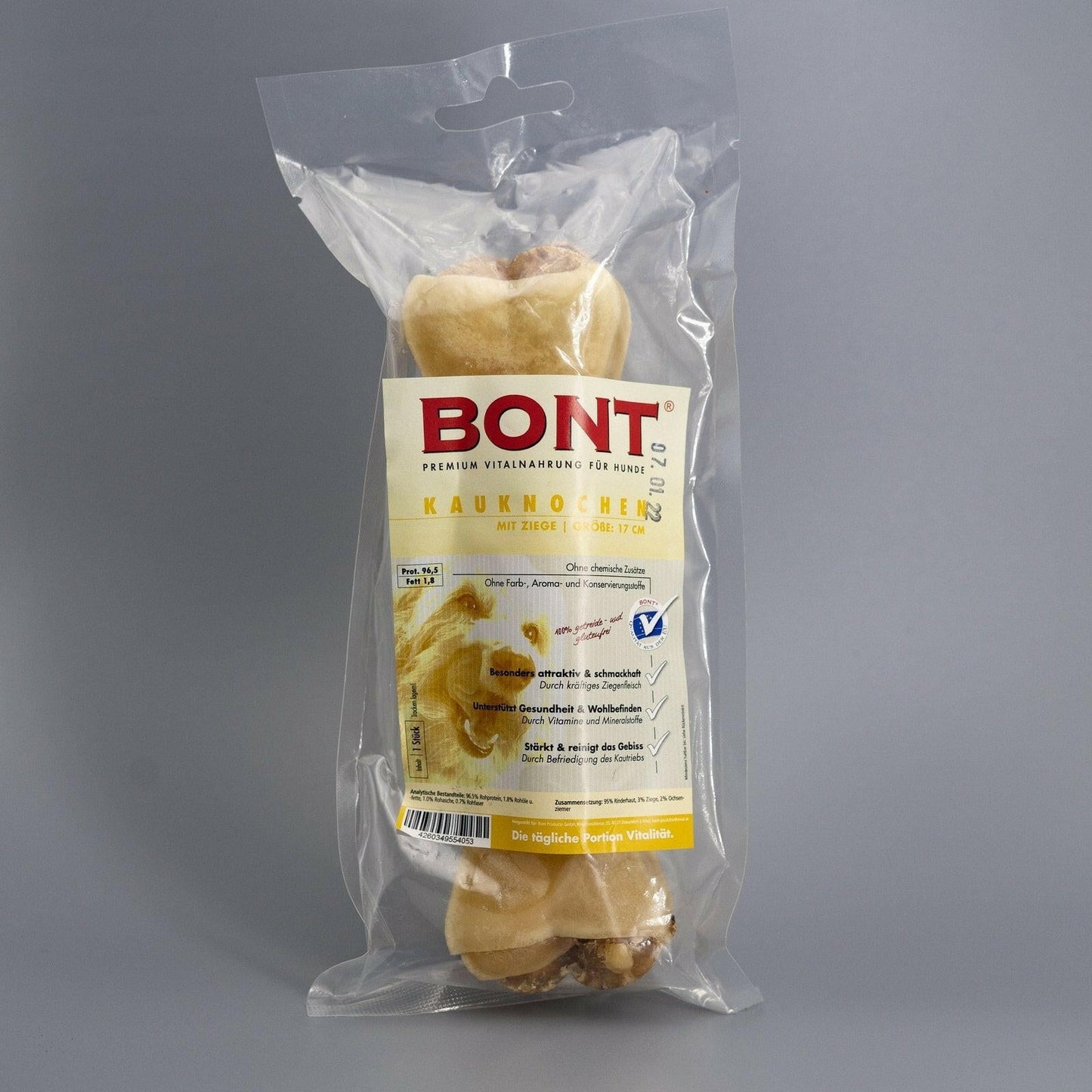 Bont Kauknochen mit Ziege 17cm