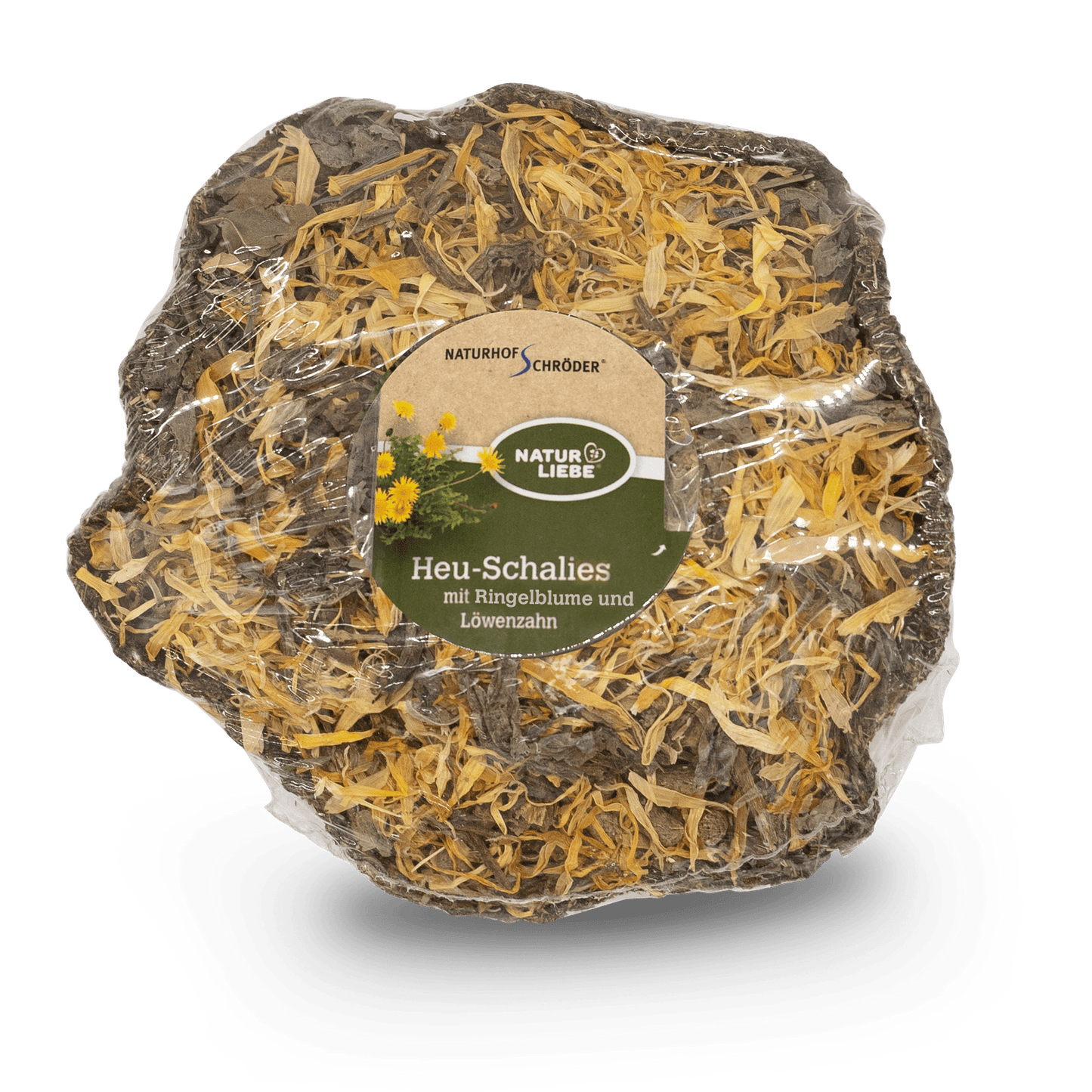 Heu-Schalie Ringelblume & Löwenzahn