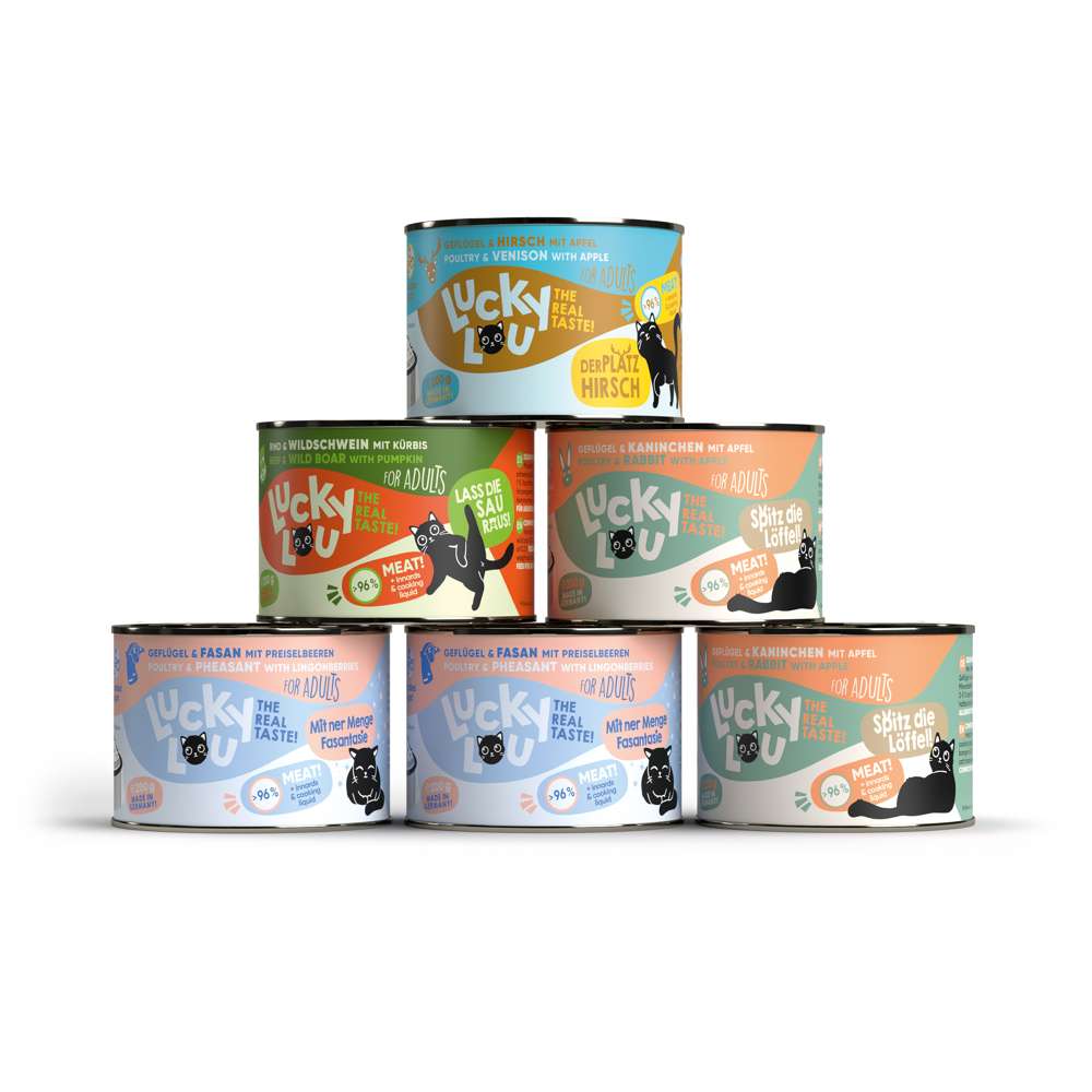 LuckyLou Cat - Life Stage Multipack 6x200g