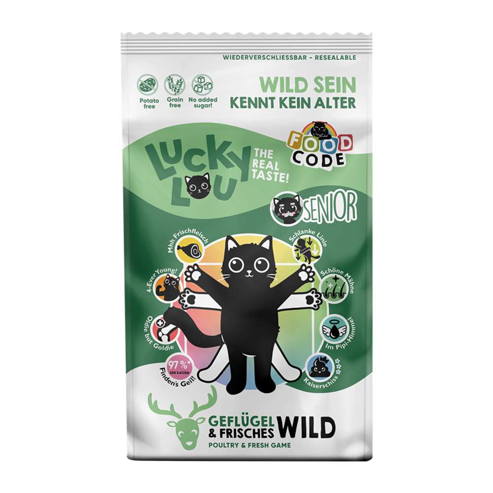 LuckyLou Cat - Senior Geflügel & Wild