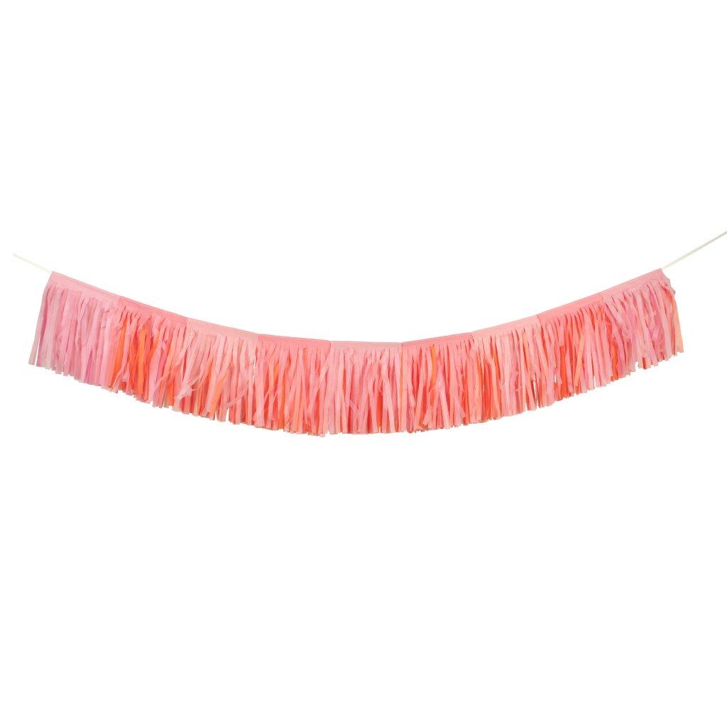 Pink Fransengirlande