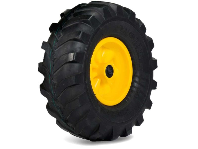 BERG Rad 400/140-8 Farm, Vorderrad links John Deere, gelb