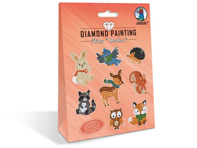 URSUS Diamond Painting Sticker »Woodland«
