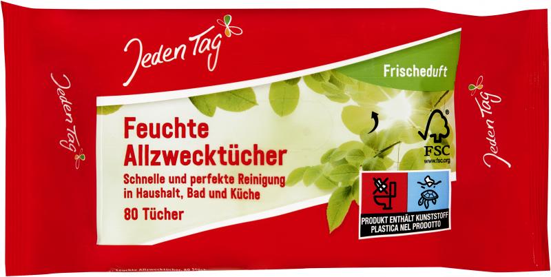 Jeden Tag Feuchte Allzwecktücher Frischeduft