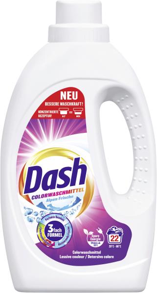 Dash Colorwaschmittel flüssig Alpen Frische