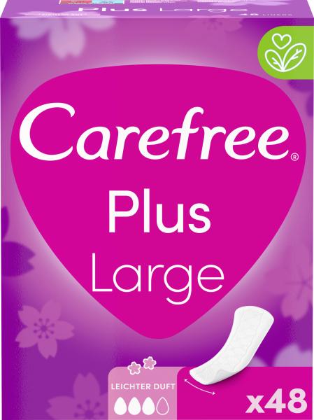 Carefree Plus Large Slipeinlagen Leichter Duft