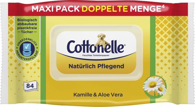 Cottonelle Feuchtes Toilettenpapier Pflegend Kamille & Aloe Vera