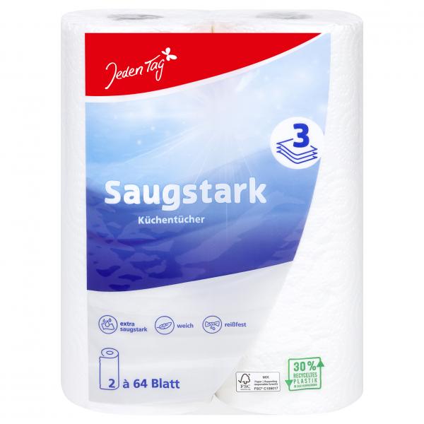 Jeden Tag Küchentücher Saugstark