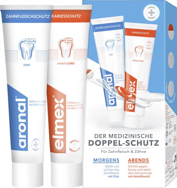 Aronal & Elmex Doppel-Schutz Mundhygiene Set