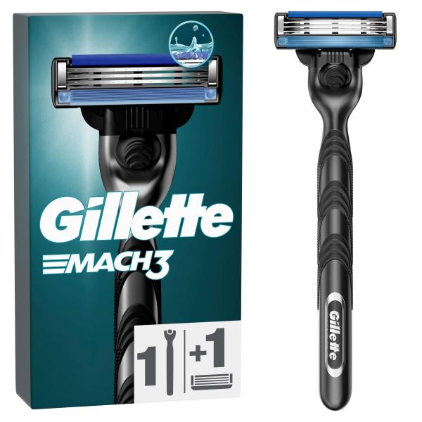 Gillette Mach3 Rasierer + 1 Klinge