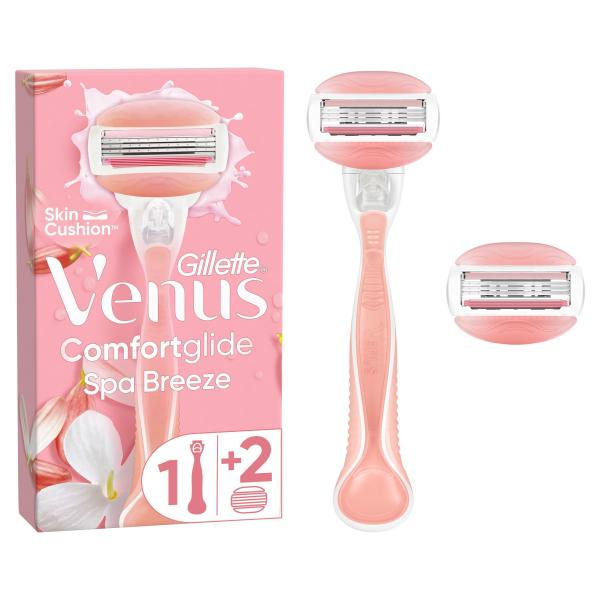 Gillette Venus Comfortglide Spa Breeze Rasierer mit 2 Klingen