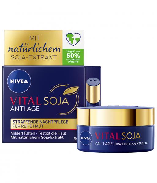 Nivea Vital Soja Anti-Age Straffende Nachtpflege für reife Haut