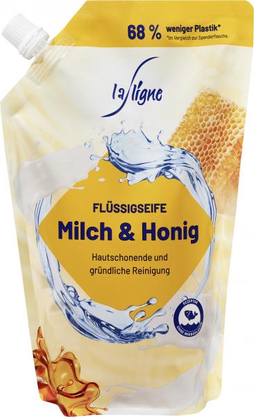 La Ligne Flüssigseife Milch und Honig Nachfüllbeutel