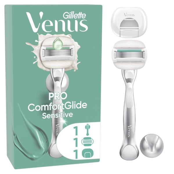 Gillette Venus Pro ComfortGlide Sensitive Rasierer mit 1 Klinge