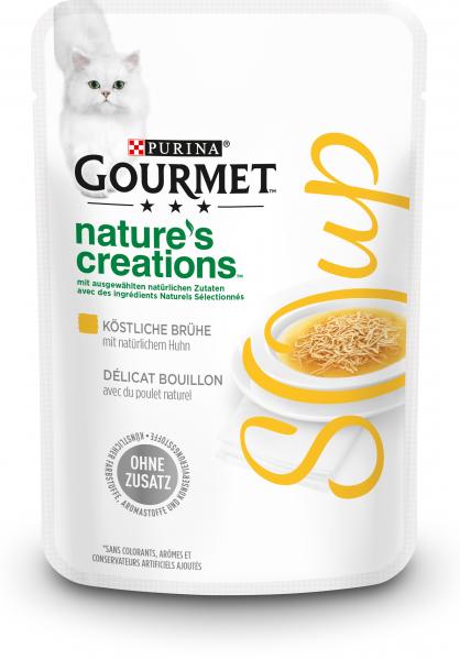 Gourmet Nature's Creations Köstliche Brühe mit Huhn