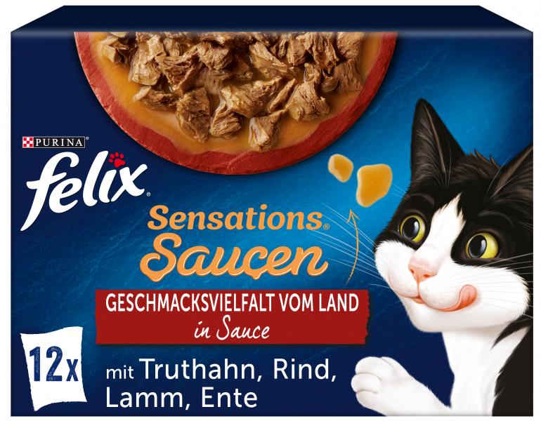 Felix Sensations Saucen Geschmacksvielfalt vom Land in Sauce