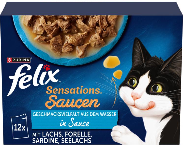 Felix Sensations Saucen Geschmacksvielfalt aus dem Wasser