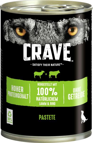 Crave Hund Adult Pastete mit Lamm & Rind