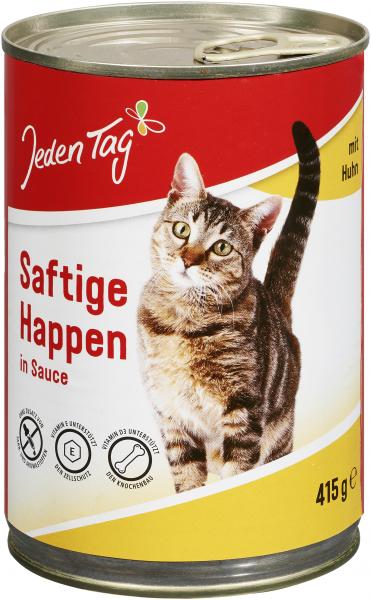Jeden Tag Katze Saftige Happen in Sauce mit Huhn