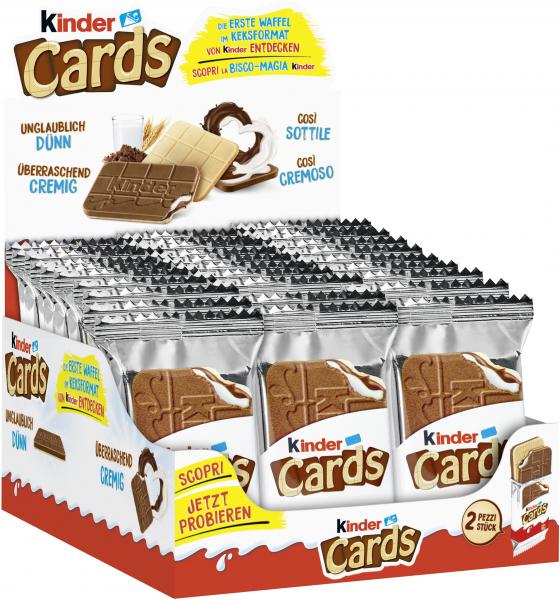 Kinder Cards Kekse mit Milch und Kakao 2er