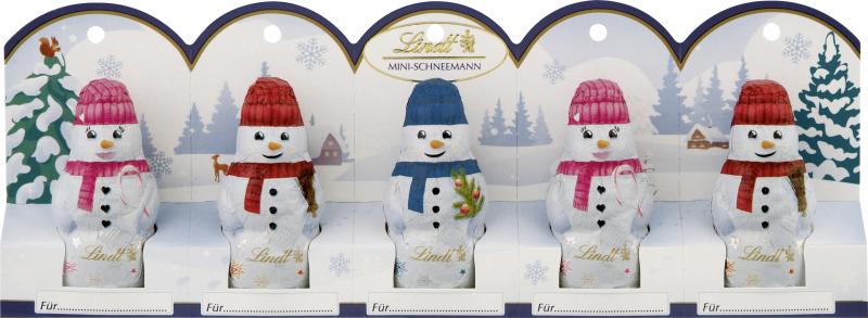 Lindt Mini Schneemänner