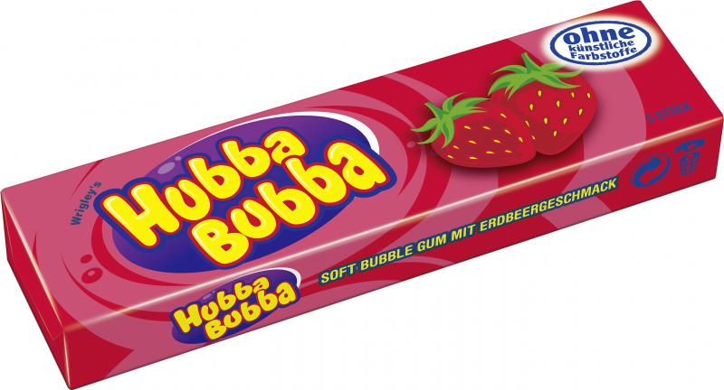 Hubba Bubba Strawberry Kaugummi