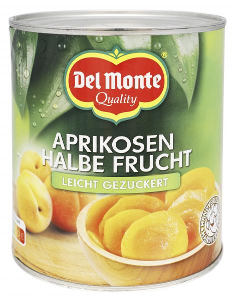 Del Monte Aprikosen halbe Frucht leicht gezuckert