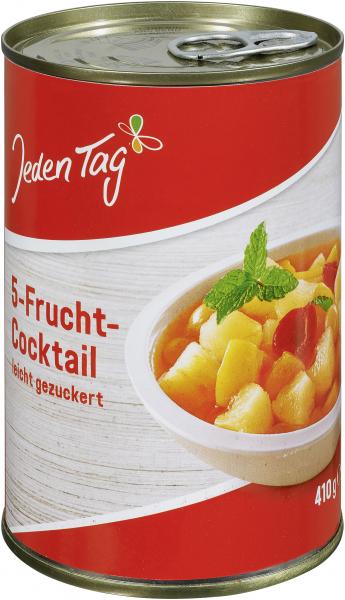 Jeden Tag 5-Fruchtcocktail leicht gezuckert