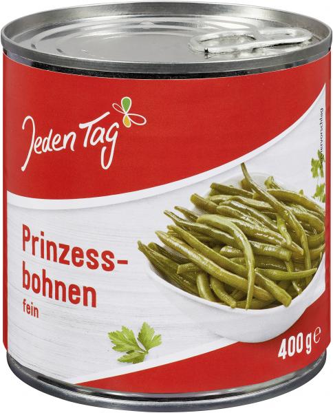 Jeden Tag Prinzess-Bohnen fein