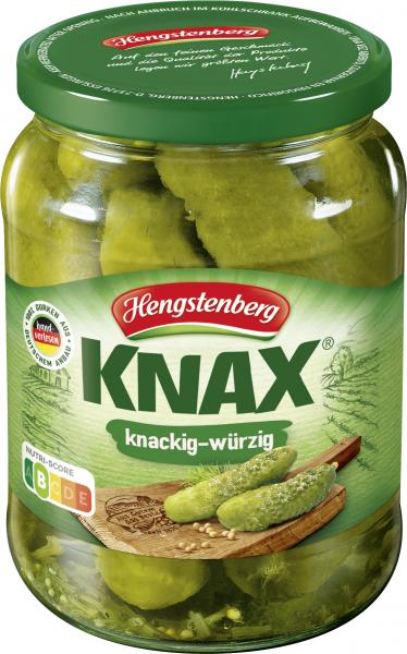 Hengstenberg Knax Gewürzgurken knackig-würzig