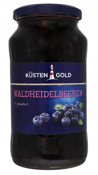 Küstengold Waldheidelbeeren gezuckert