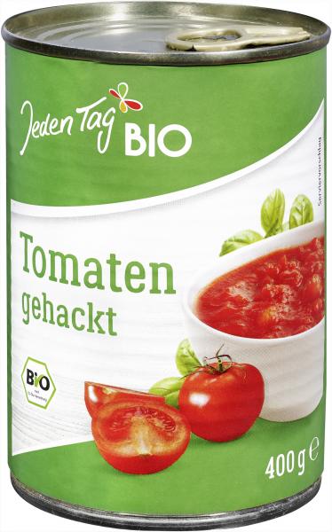 Jeden Tag Bio Tomaten gehackt