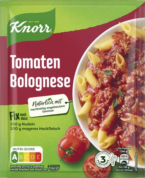 Knorr Fix Tomaten Bolognese