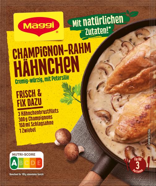 Maggi Fix für Champignon-Rahm Hähnchen
